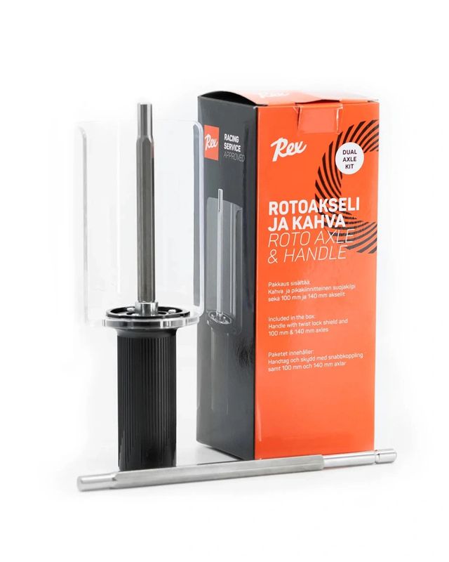 Rex Roto Brush Handle and Axle Kit w/ Quick Release 100mm &amp; 140mm axles