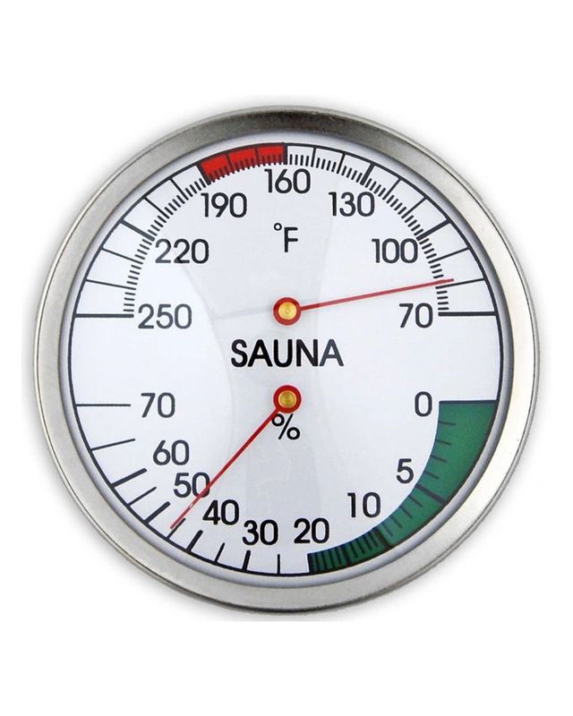 Finnleo Thermometer/Hygrometer, Round