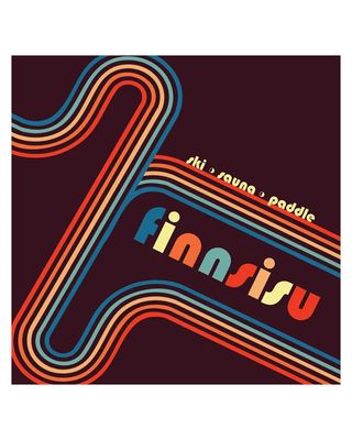 Finn Sisu Sticker - Square 70s Wallpaper