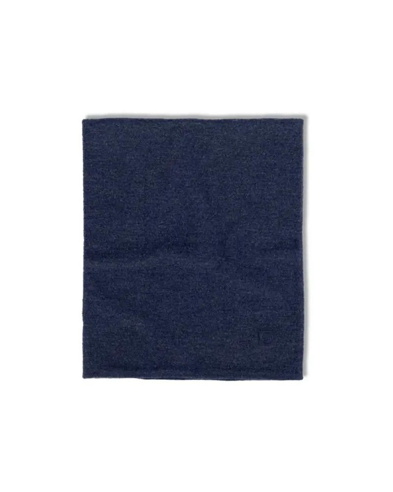 Buff Merino Fleece Neck Warmer, Color: Navy