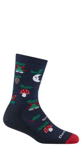 Darn Tough Tinsel Town Crew Lightweight Sock w/Cushion, Color: Eclipse, Size: S