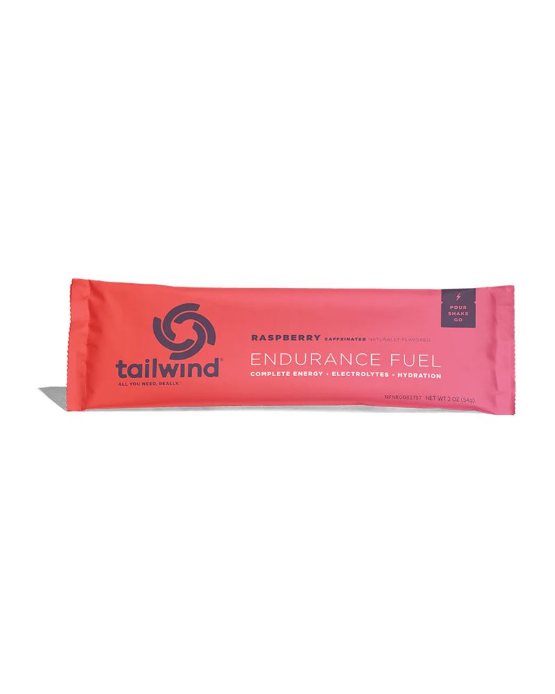 Tailwind Endurance Fuel, Flavor: Raspberry - Caffeinated, Size: Single (54g)