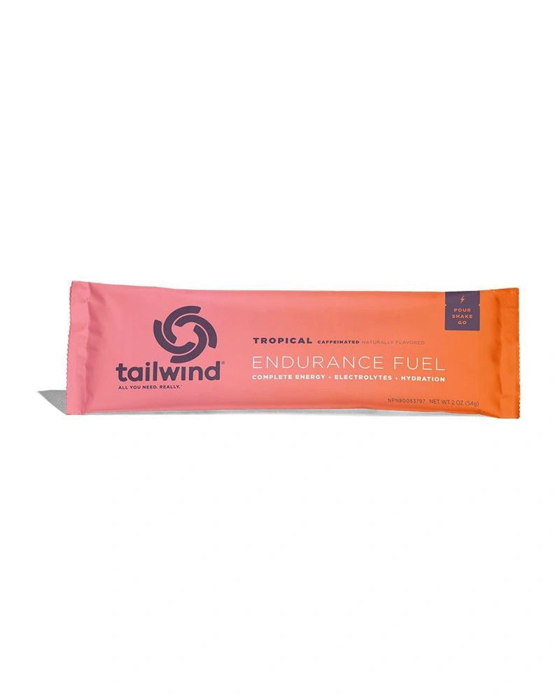 Tailwind Endurance Fuel, Flavor: Tropical - Caffeinated, Size: Single (54g)
