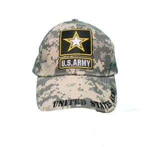 Cap Army Star Logo Camo