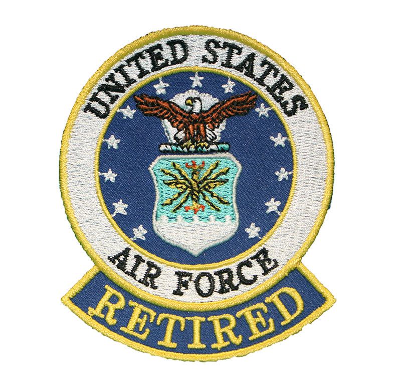 Patch Air Force Emblem Retired