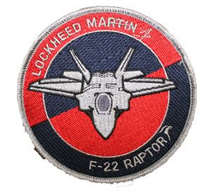 Patch F-22 Raptor Lockheed Martin