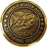 Challenge Coin Army Seal Defending Freedom