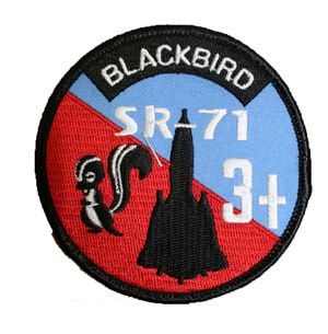 Patch SR-71 Blackbird Round