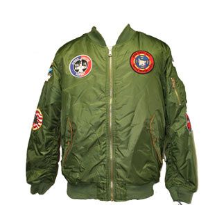 Adult Green Bomber Jacket