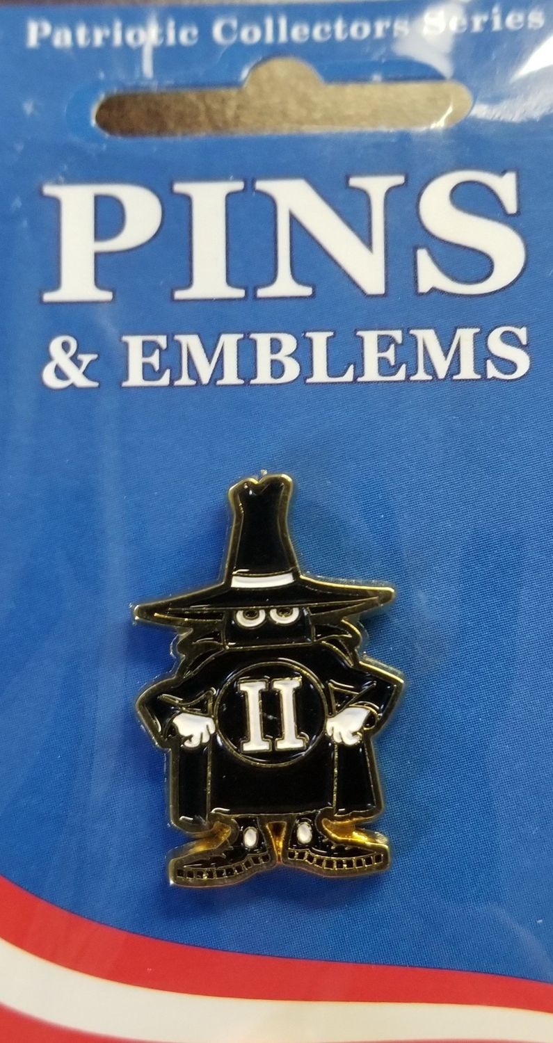 Pin F-4 Man in Black