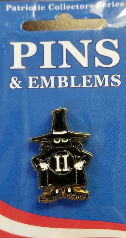 Pin F-4 Man in Black