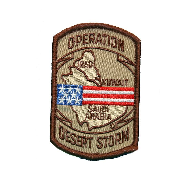 Patch Operation Desert Storm Flag &amp; Map