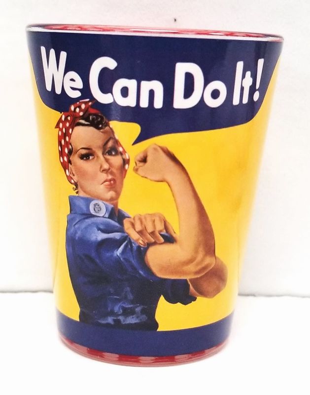 Shot Glass Rosie the Riveter