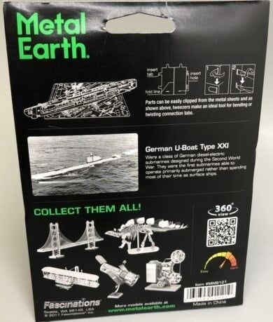 Metal Earth German U-Boat XXI