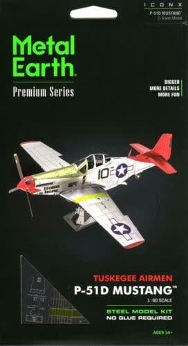 Metal Earth P-51 D Tuskegee Airmen  Premium