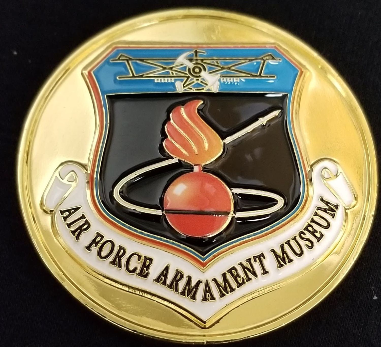 Challenge Coin AFAM Logo and B-25B
