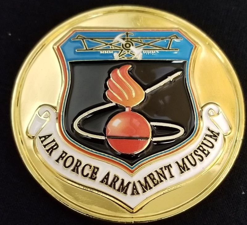 Challenge Coin AFAM Logo and B-25B