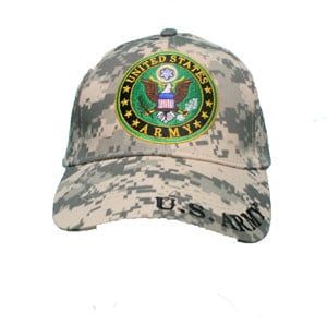 Cap Army Emblem Camo