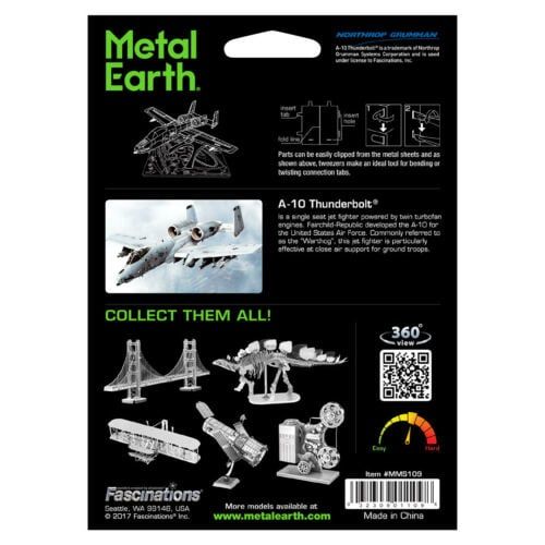 Metal Earth A-10 Warthog