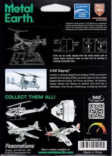 Metal Earth V-22 Osprey