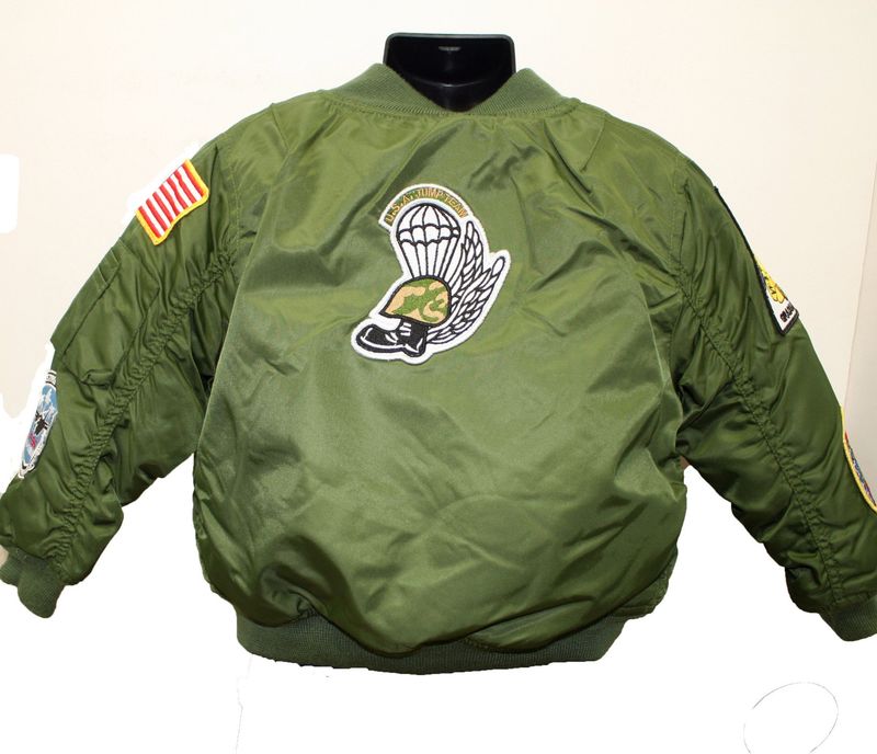 Youth Green bomber jacket