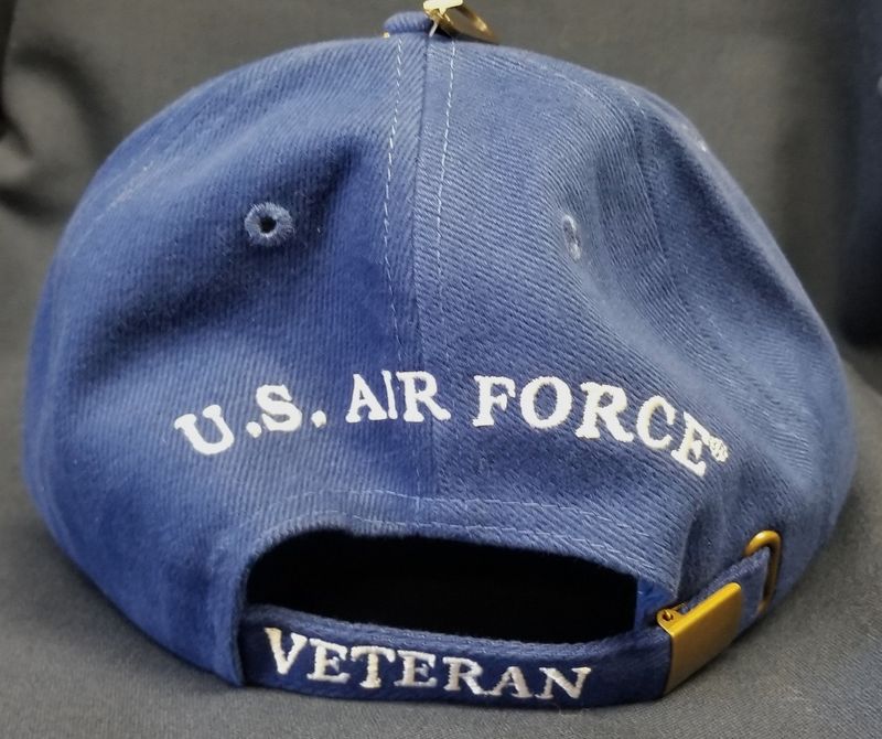 Cap USAF Veteran Proud Royal Blue