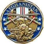 Challenge Coin Operation Enduring Freedom