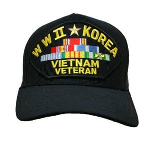 Cap - World War II, Korea , Vietnam Veteran