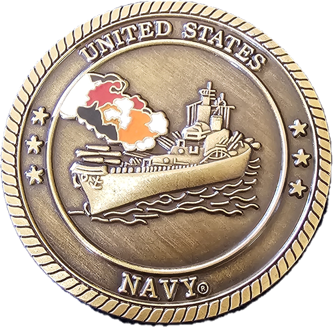 Challenge Coin Navy (Eagle Crest)