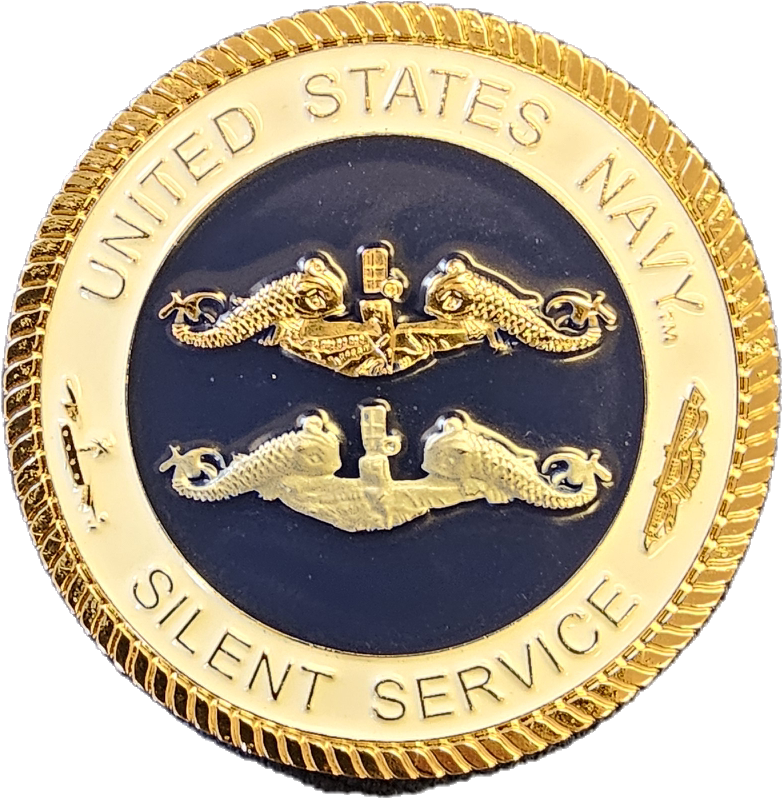 Challenge Coin Submarine Service