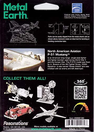Metal Earth P-51 Sweet Arlene