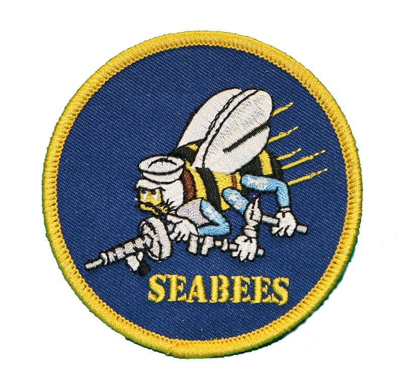 Patch Navy Seabees 3 1/16