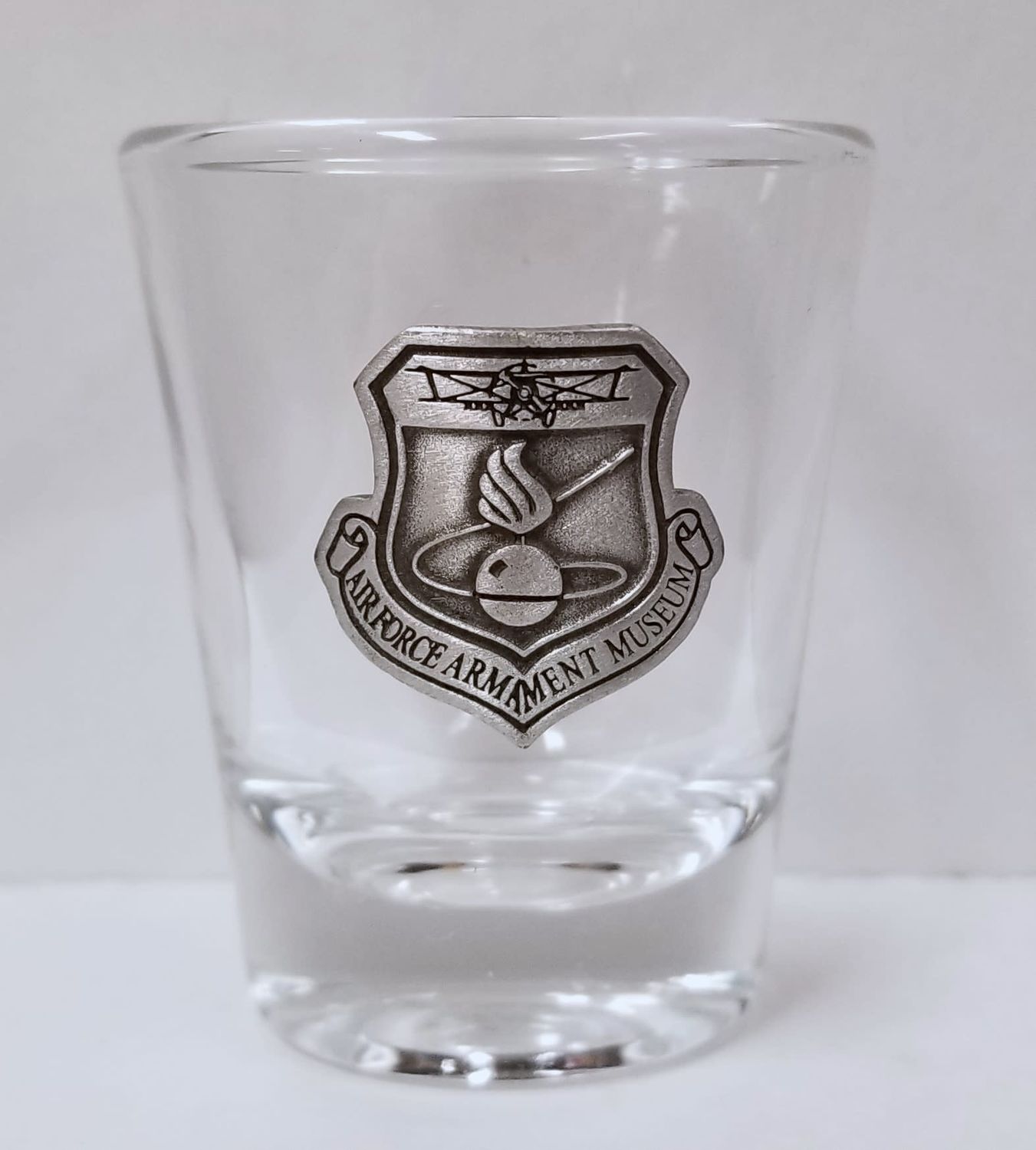 Shot Glass AFAM Pewter Logo 2 oz.