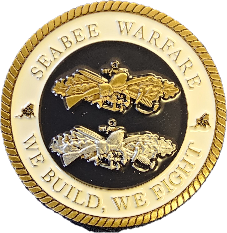 Challenge Coin Seabees