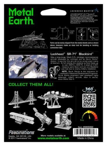 Metal Earth SR-71 Blackbird