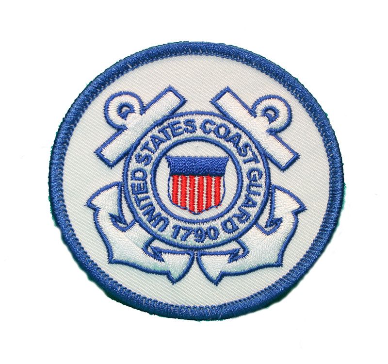 Patch Coast Guard Emblem 3 1/16