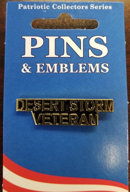 Pin Desert Storm Veteran