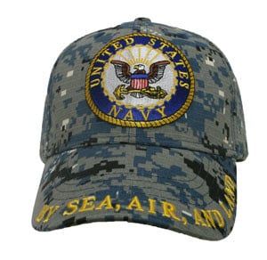 Cap Navy Blue Camo