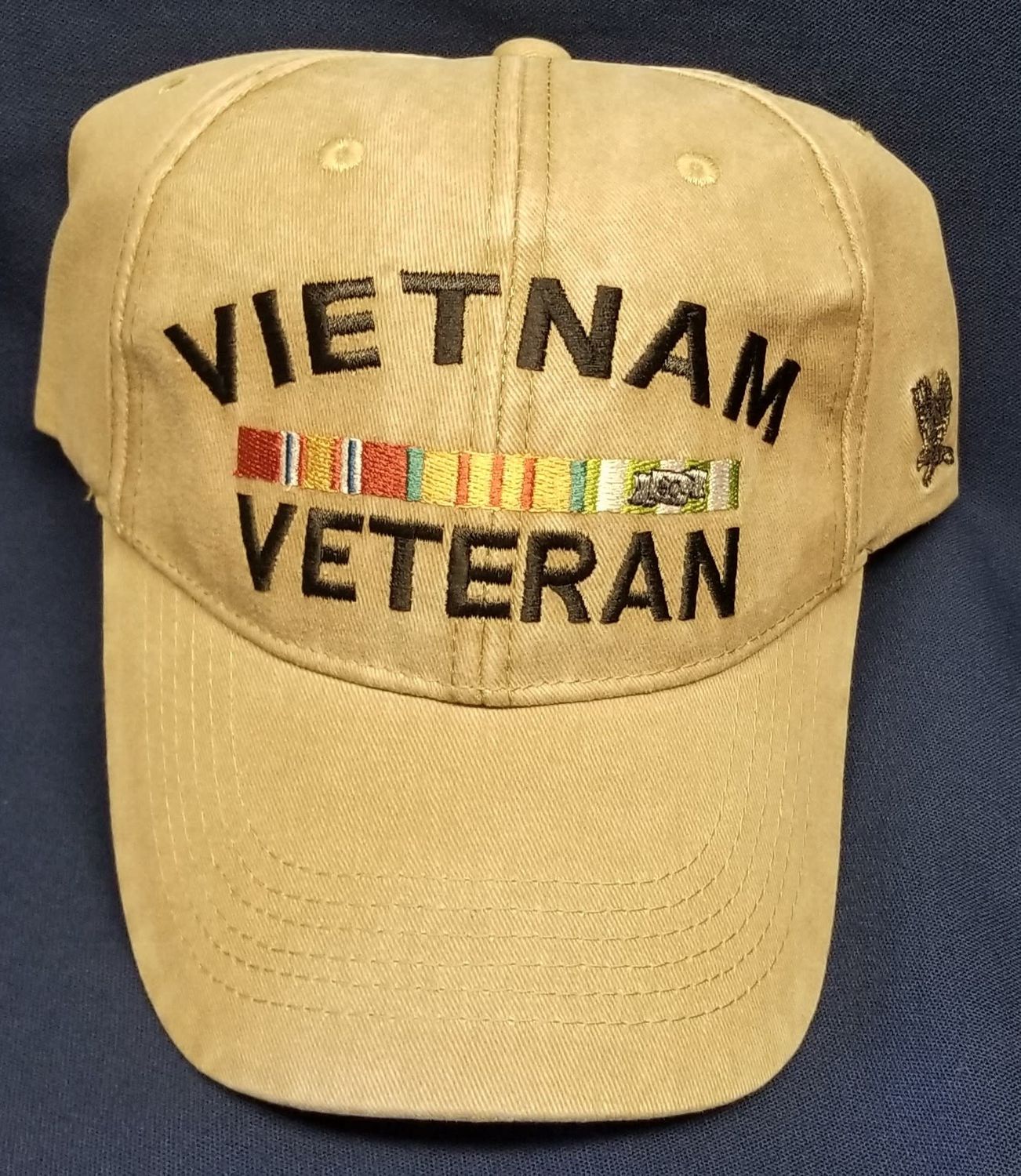 Cap Vietnam Veteran with Ribbons (Tan)