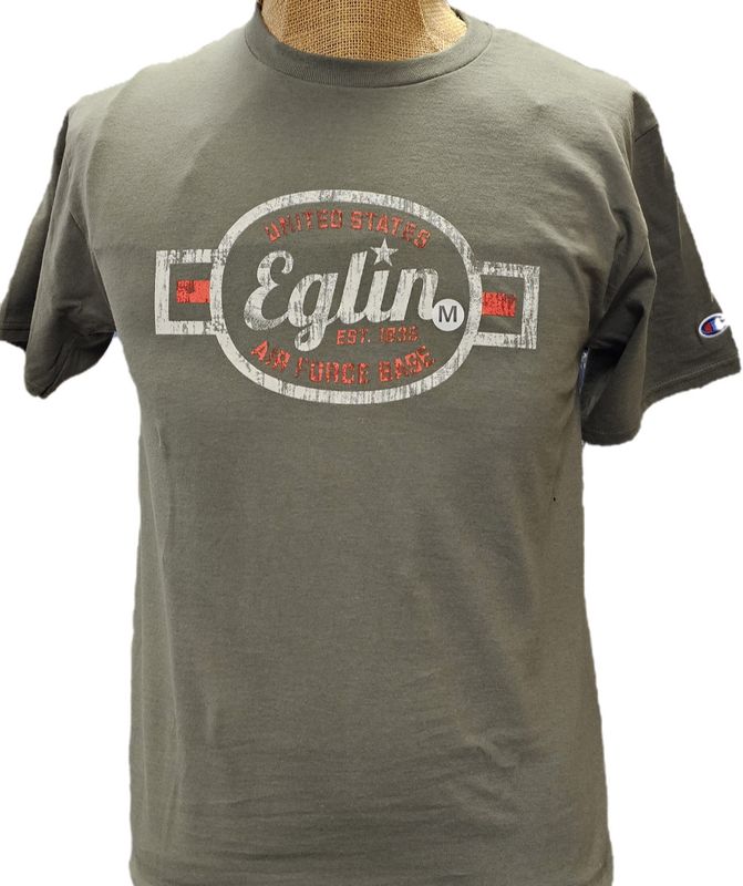 Adult Shirt Eglin Est 1935 Olive X Large