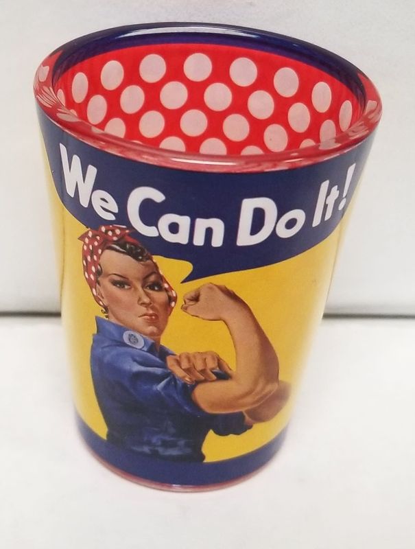 Shot Glass Rosie the Riveter