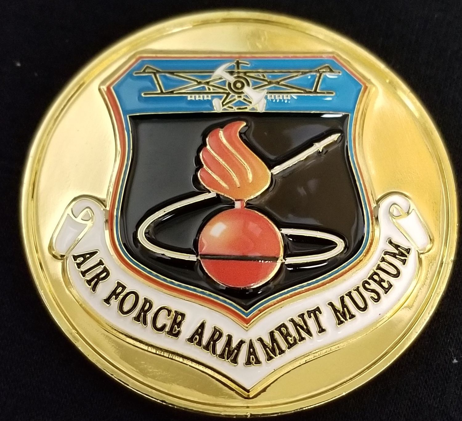 Challenge Coin AFAM Logo and B-25B