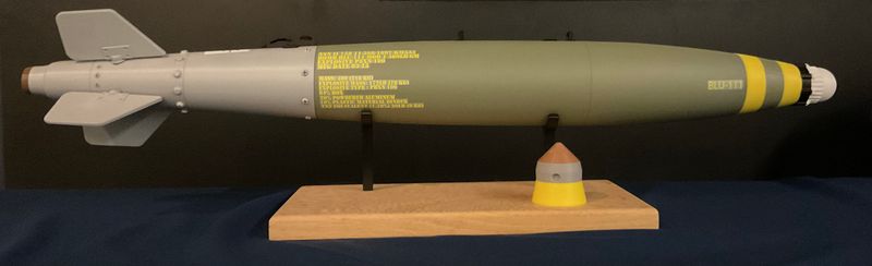 GBU-38 JDAM on Wooden Base Large