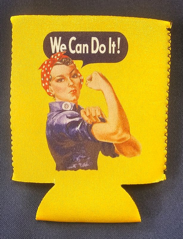 Can Cooler - Rosie the Riveter