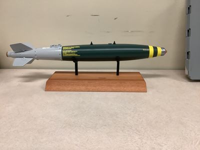GBU-38 JDAM on Wooden Base Small