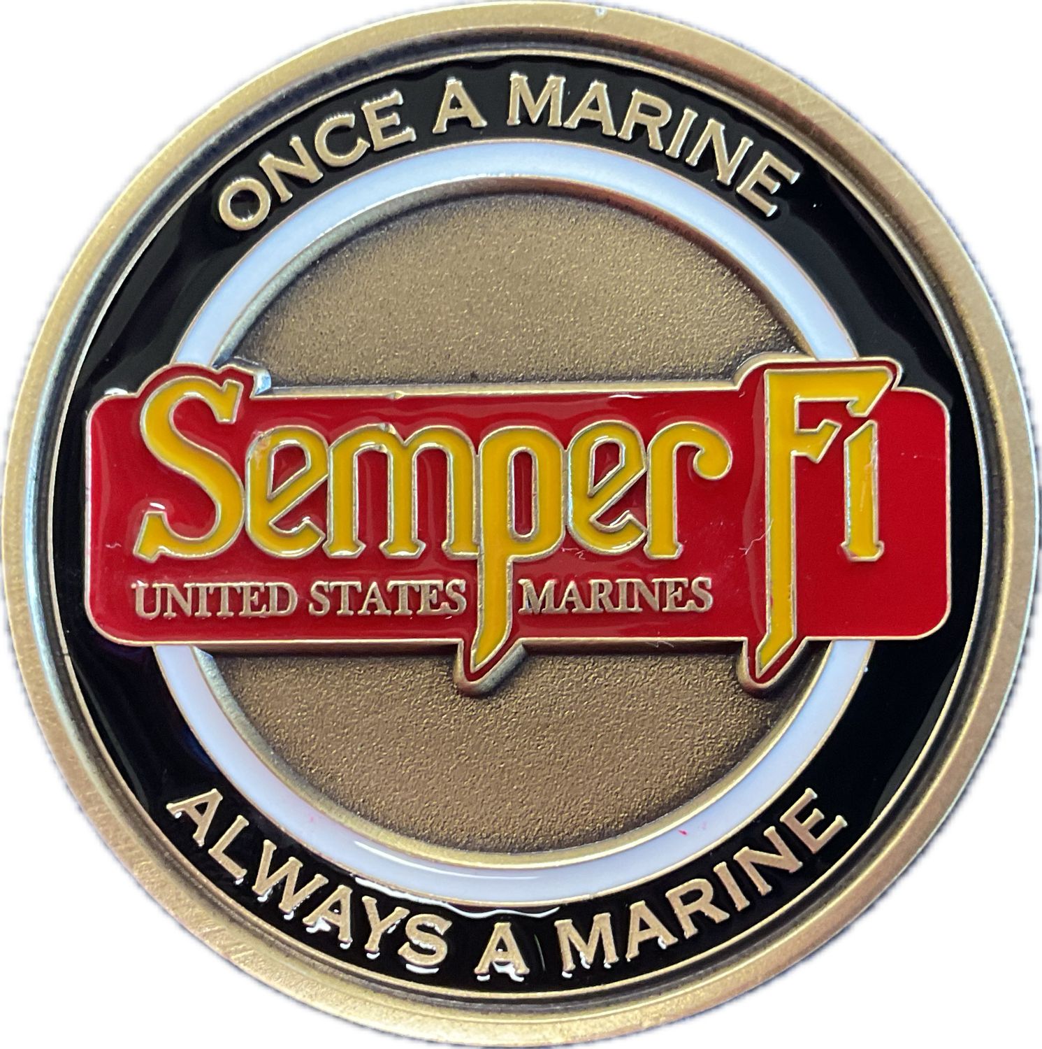 Challenge Coin US Marine Semper Fi New