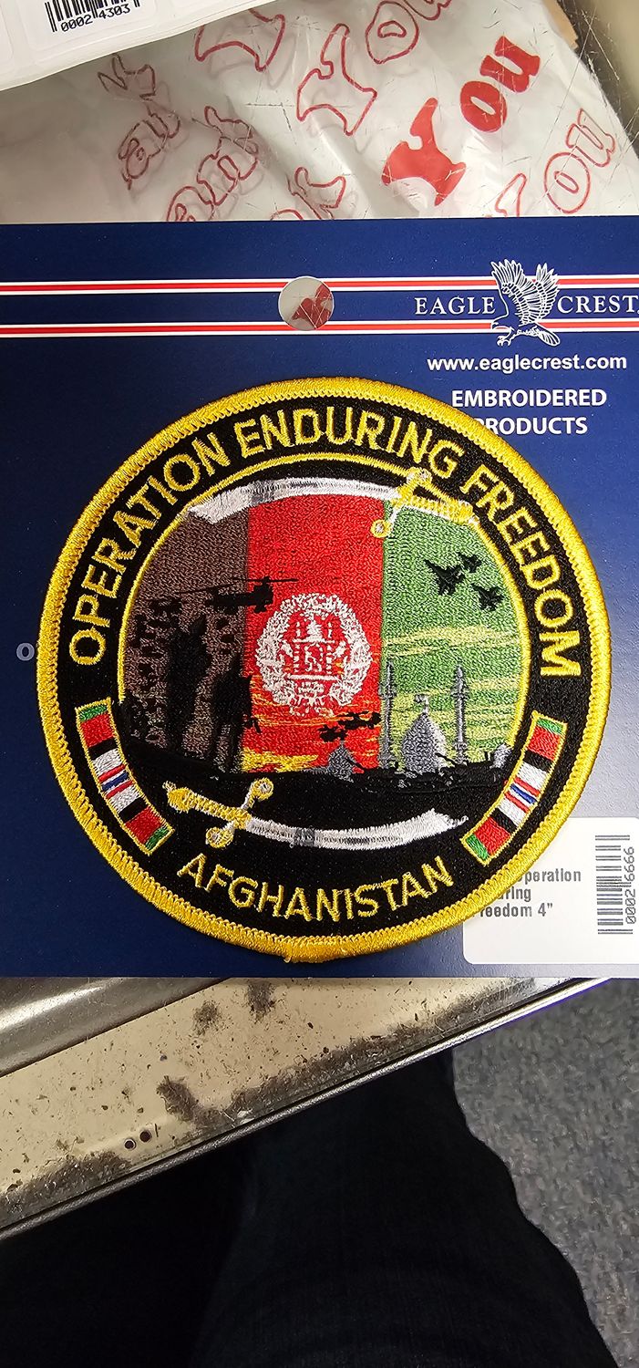Patch Operation Enduring Freedom Afghanistan 4"