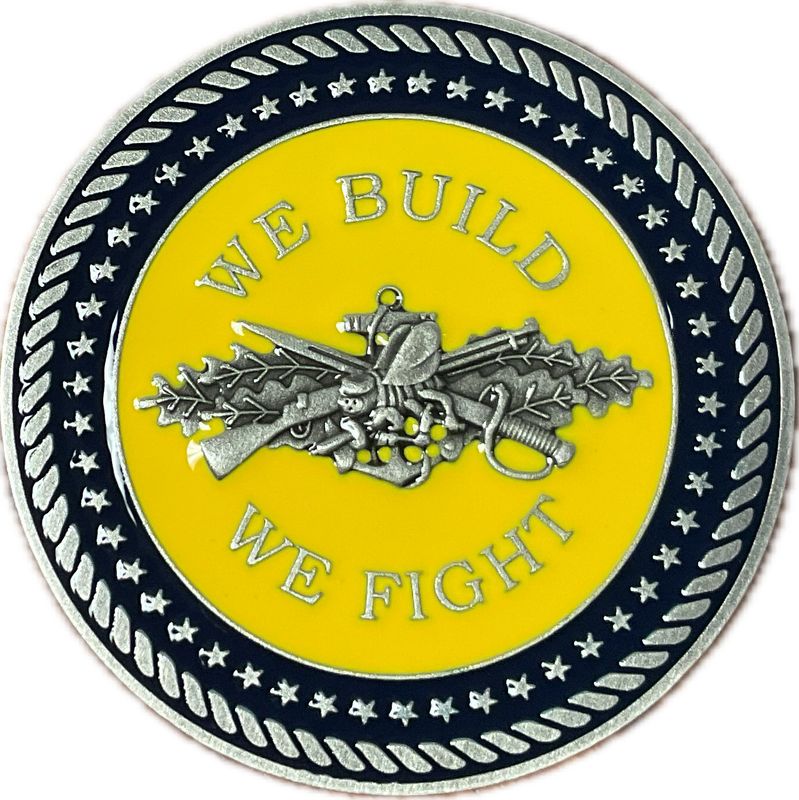 Challenge Coin U.S Navy Seabees