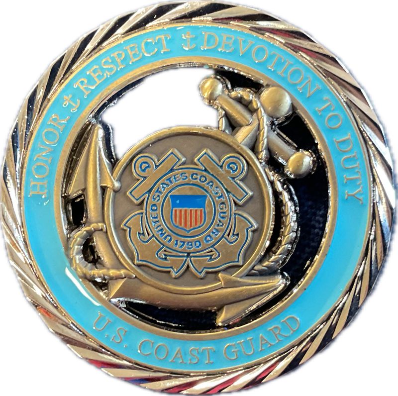 Challenge Coin US Coast Guard Values