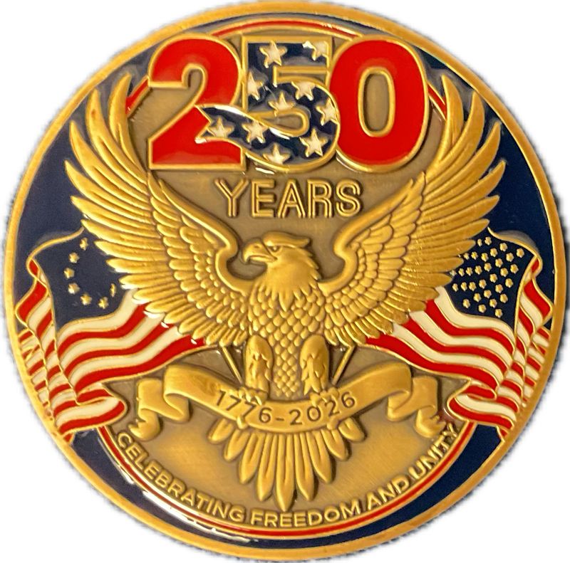 Challenge Coin 250th Anniversary Celebration